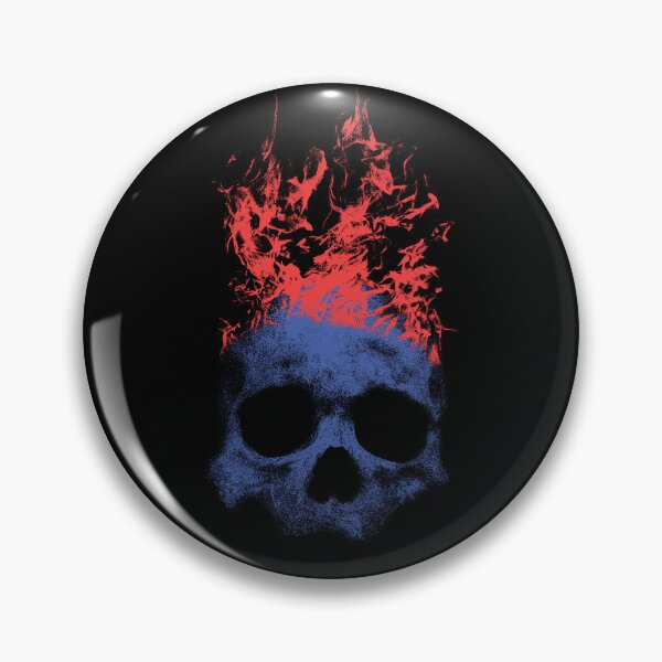 Item preview, Burning Skull Graphic Design designed and sold by FriskySloths.