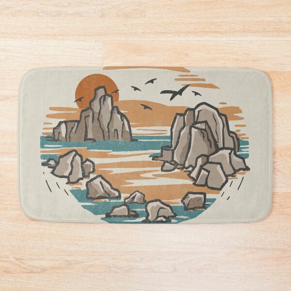 Item preview, Mossy Rocks, Malibu Coast designed and sold by Wissam Ramadan.