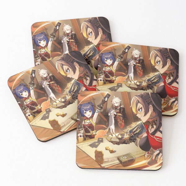 Item preview, Dehya & Xiangling, Genius Invokation TCG, Genshin Impact designed and sold by Astral Drop.