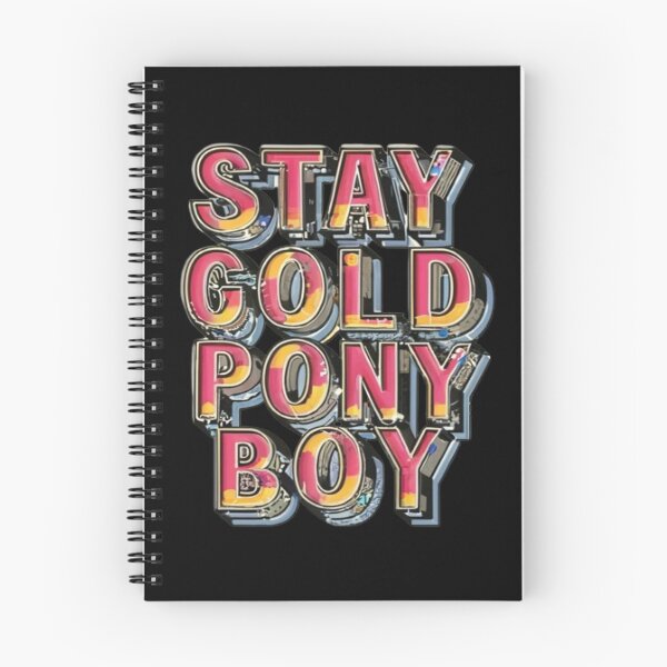 Item preview, Stay Gold Pony Boy designed and sold by UrbanGraphixs.