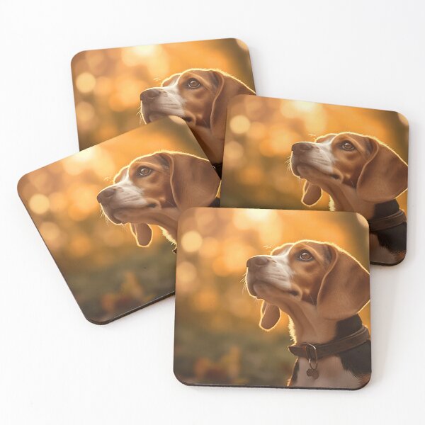 Item preview, Cute beagle dog breed in nature photography designed and sold by NBSStore.