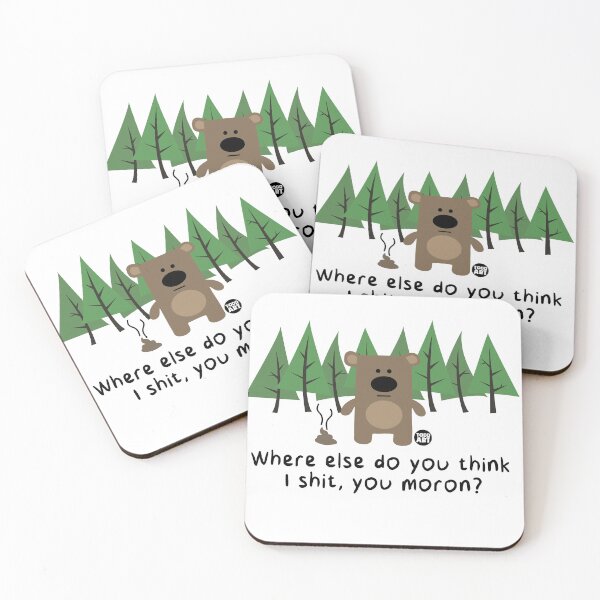Item preview, BEAR SHIT IN WOODS designed and sold by TODD GOLDMAN.