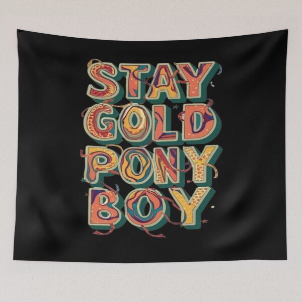 Item preview, Stay Gold Pony Boy designed and sold by UrbanGraphixs.