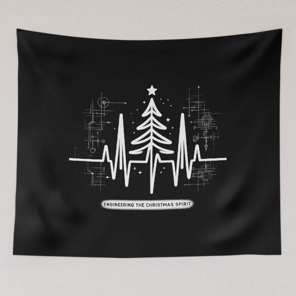 Item preview, Engineering Christmas Spirit: Heartbeat & Tree-engineering christmas designed and sold by MAPDDesigns.