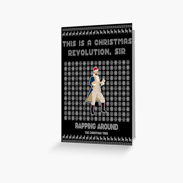 Item preview, Hamilton The Musical Christmas Ugly Sweater designed and sold by BeTheKindness.