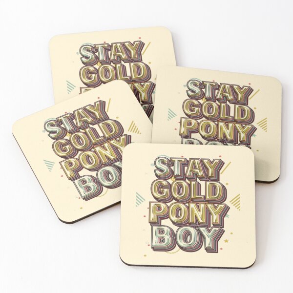 Item preview, Stay Gold Pony Boy designed and sold by UrbanGraphixs.