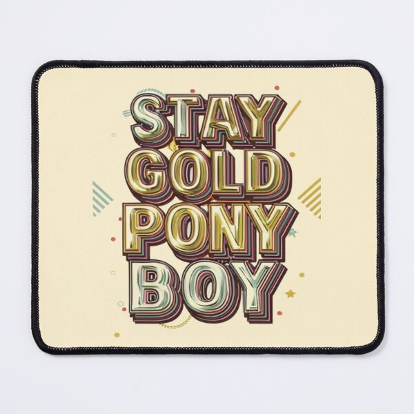 Item preview, Quédate chico pony dorado designed and sold by UrbanGraphixs.