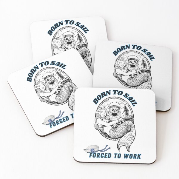 Item preview, Born to sail forced to work designed and sold by Flexybk2.