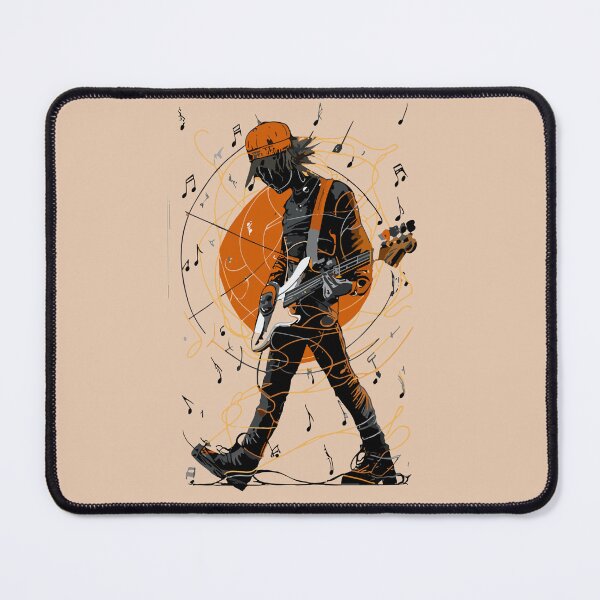 Item preview, Punk Bass Player - Minimalist Music Art designed and sold by TrendZ Style.