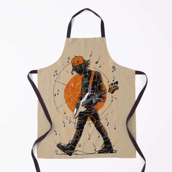 Item preview, Unique Minimalist Artwork: Punk Bassplayer Merch for Music Enthusiasts designed and sold by TrendZ Style.
