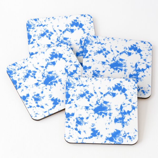 Item preview, Cobalt Blue and white sea waves - Tie-Dye Shibori Texture designed and sold by marufemia.