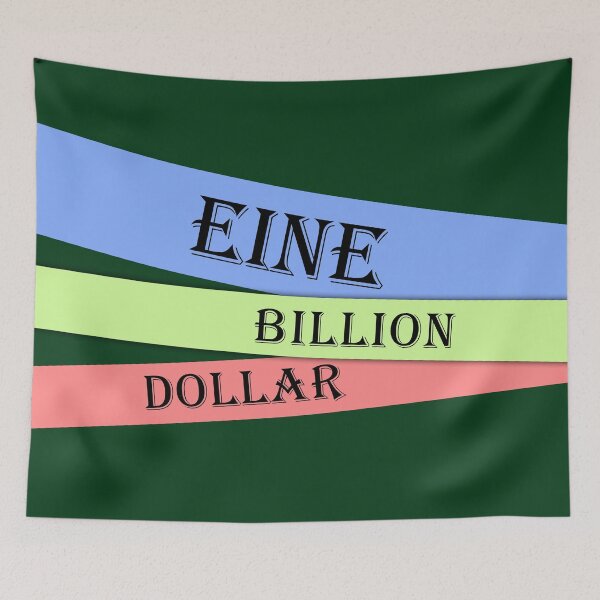 Item preview, eine - one billion dollar tv series graphic design designed and sold by ironpalette.