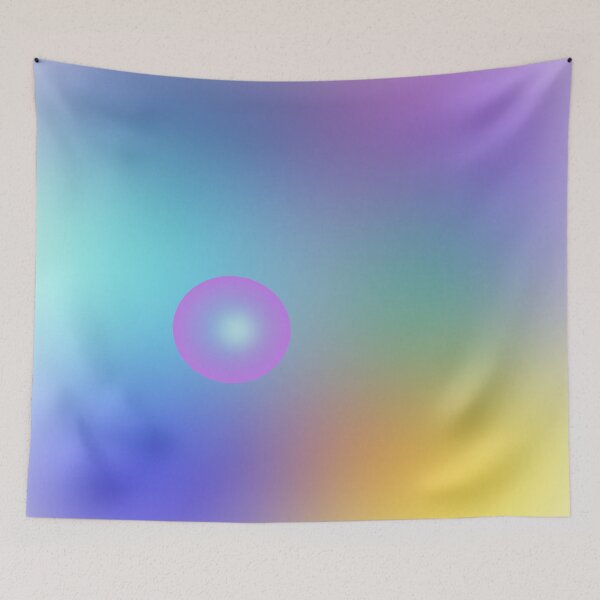 Item preview, Colorful Geometric Shape Floating in the Blue Sky designed and sold by masabo.