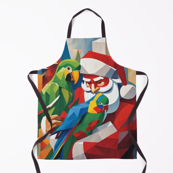 Item preview, SANTA WITH PARROTS designed and sold by Owl-o-the-wisp.