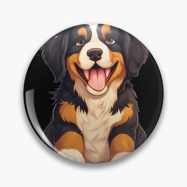 Item preview, Cute bernese mountain dog breed puppy illustration designed and sold by NBSStore.