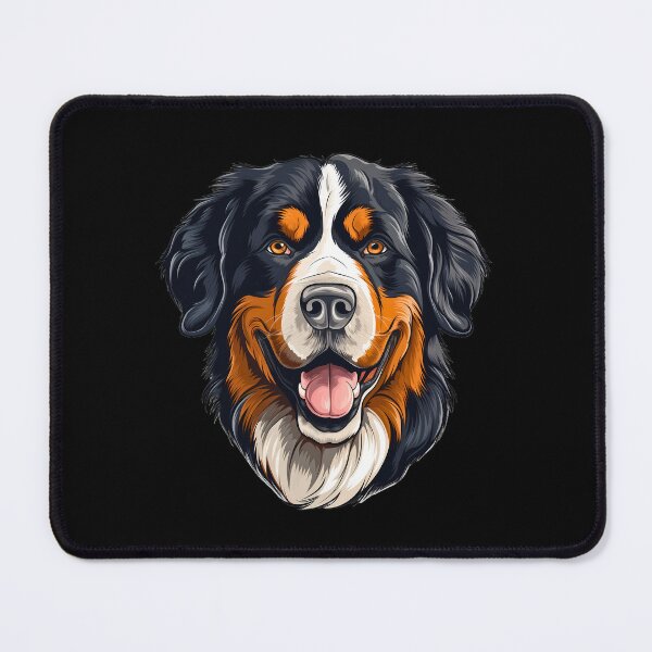 Item preview, Cute bernese mountain dog breed head illustration designed and sold by NBSStore.