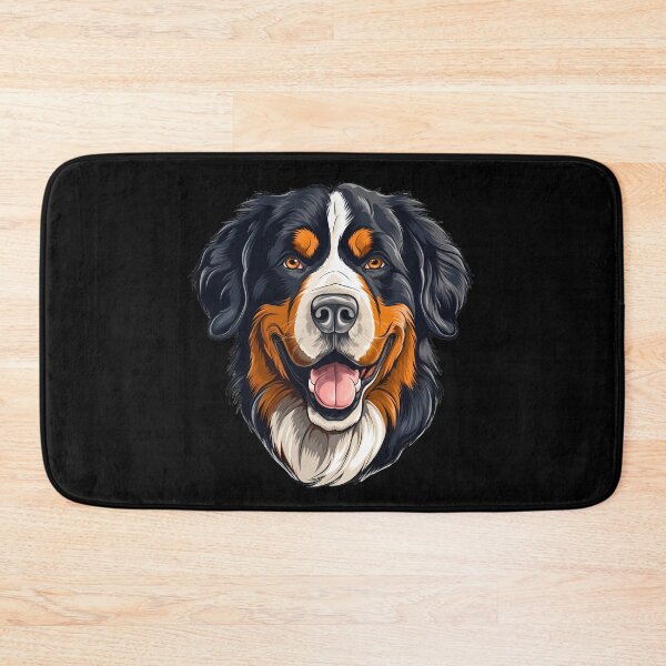 Item preview, Cute bernese mountain dog breed head illustration designed and sold by NBSStore.