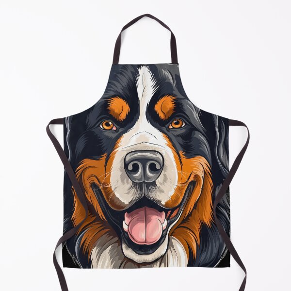 Item preview, Cute bernese mountain dog breed head illustration designed and sold by NBSStore.