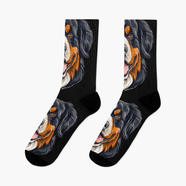 Item preview, Cute bernese mountain dog breed head illustration designed and sold by NBSStore.