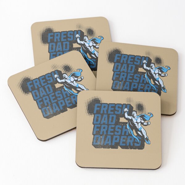 Item preview, Fresh dad fresh diapers ,  Dad shirts For Men New Baby  designed and sold by ChromaticBlend.