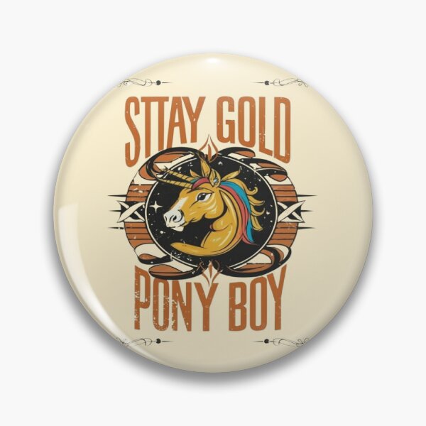 Item preview, Stay Gold Pony Boy designed and sold by UrbanGraphixs.