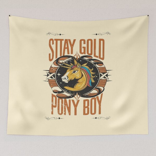 Item preview, Stay Gold Pony Boy designed and sold by UrbanGraphixs.