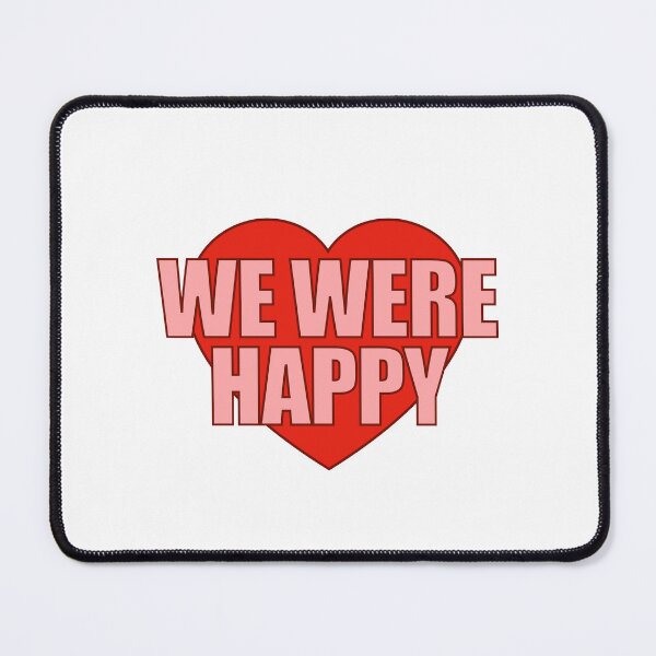 Item preview, We Were Happy Heart designed and sold by Chesley Design.