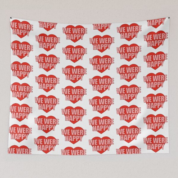 Item preview, We Were Happy Heart designed and sold by Chesley Design.