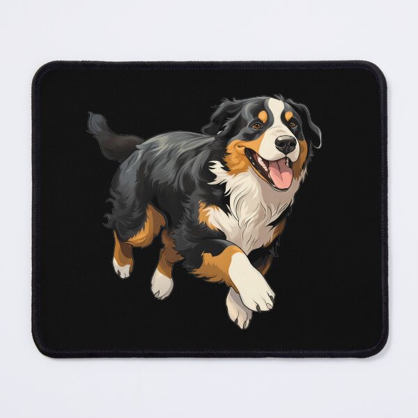 Item preview, Cute bernese mountain dog breed running illustration designed and sold by NBSStore.
