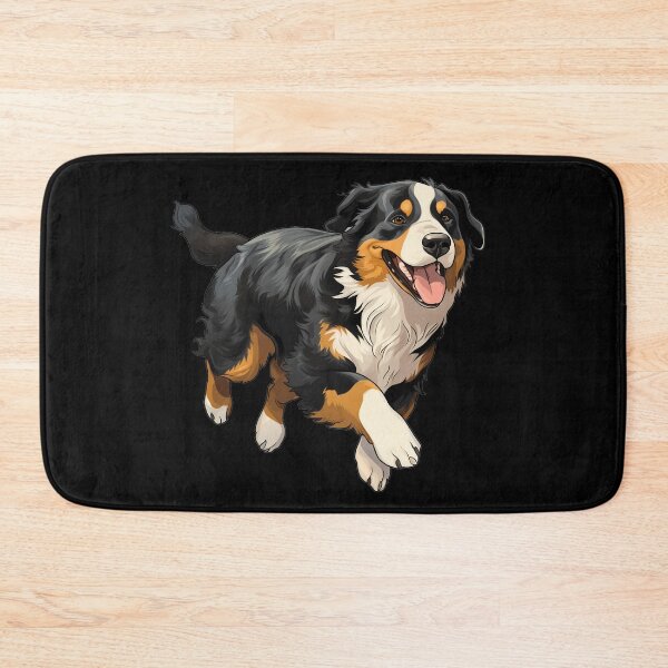 Item preview, Cute bernese mountain dog breed running illustration designed and sold by NBSStore.