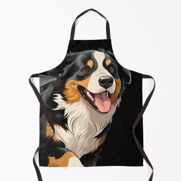 Item preview, Cute bernese mountain dog breed running illustration designed and sold by NBSStore.