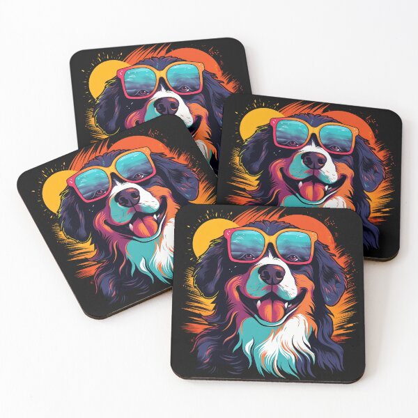 Item preview, Cute bernese mountain dog breed head illustration designed and sold by NBSStore.