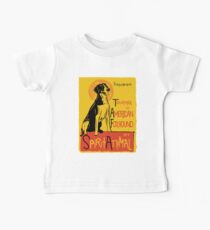 Funny American Foxhound Cute Dog Chat Noir Mashup Art Design Baby Tee
