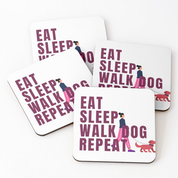 Item preview, eat sleep walk dogs repeat designed and sold by ZynchLord.