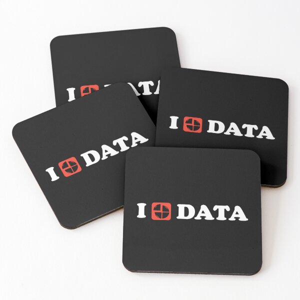Item preview, I Love Data, I Chart Data - Black designed and sold by Chubuter.
