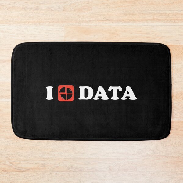 Item preview, I Love Data, I Chart Data - Black designed and sold by Chubuter.