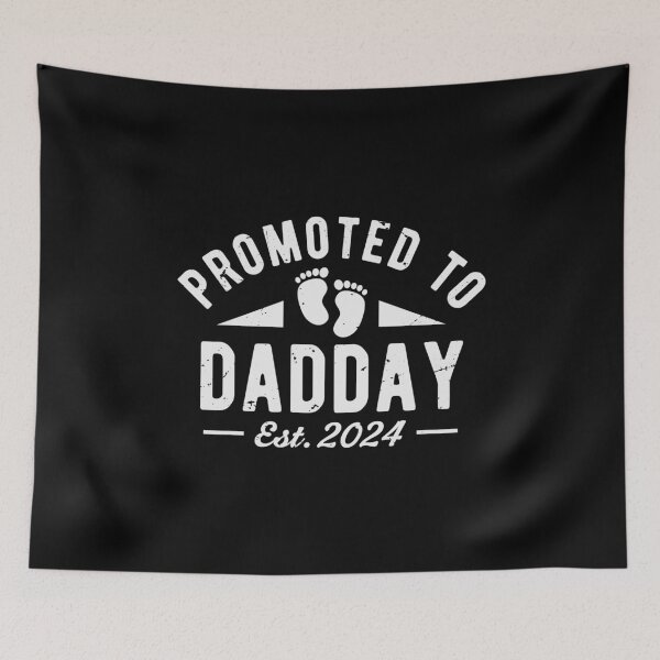 Item preview, Promoted To Daddy 2024 designed and sold by designclub.