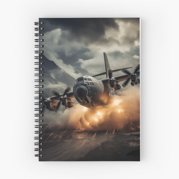 Artikelvorschau, Militärflugzeug C130 Gunship Flying entworfen und verkauft von graphicsbylucym.
