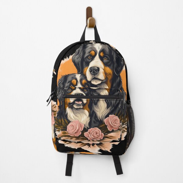Item preview, Cute bernese mountain valentine dogs in love illustration designed and sold by NBSStore.