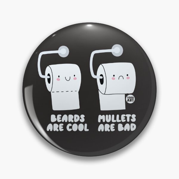 Item preview, BEARDS AND MULLETS TP designed and sold by TODD GOLDMAN.
