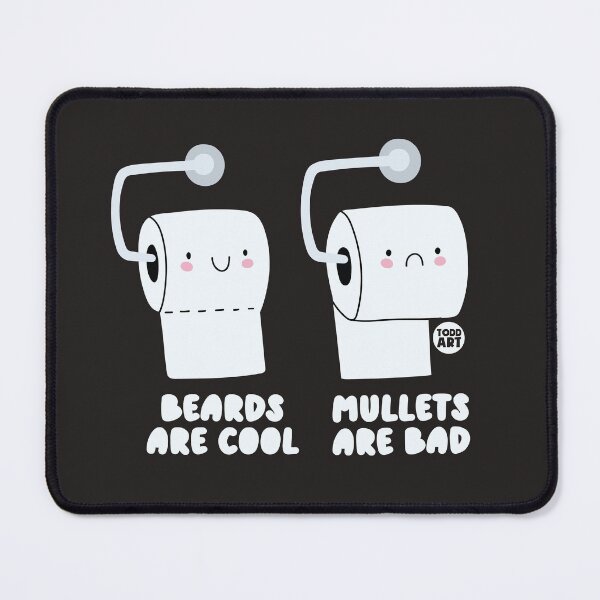 Item preview, BEARDS AND MULLETS TP designed and sold by TODD GOLDMAN.
