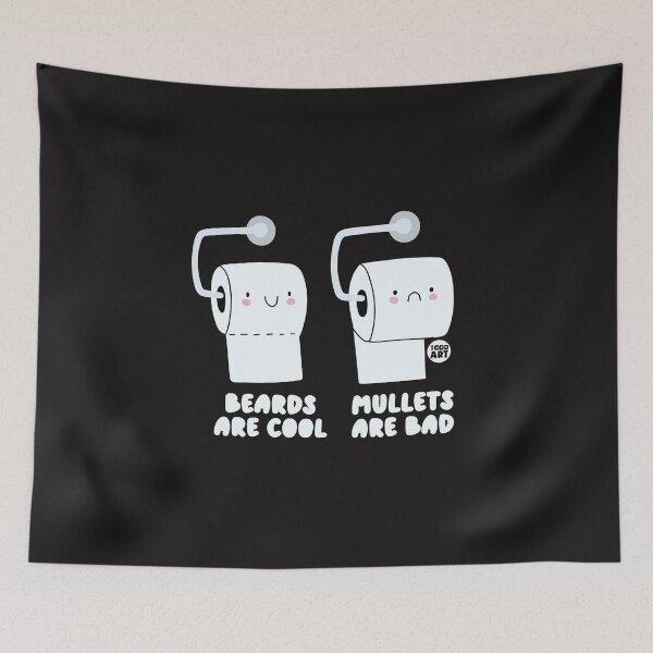Item preview, BEARDS AND MULLETS TP designed and sold by TODD GOLDMAN.