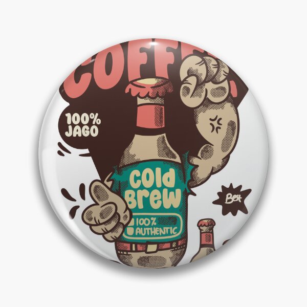 Item preview, cute coffee bottle mascot designed and sold by omsholehstore.