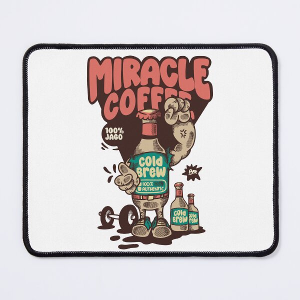 Item preview, cute coffee bottle mascot designed and sold by omsholehstore.