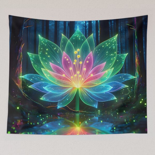 Item preview, Glowing Reverie: Radiant Secrets of the Enchanted Forest designed and sold by AI-Only Creations.