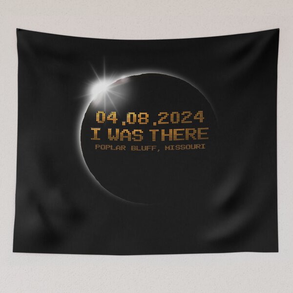 Item preview, Total Solar Eclipse April 8th 2024 Poplar Bluff Missouri designed and sold by Nerd Shizzle.