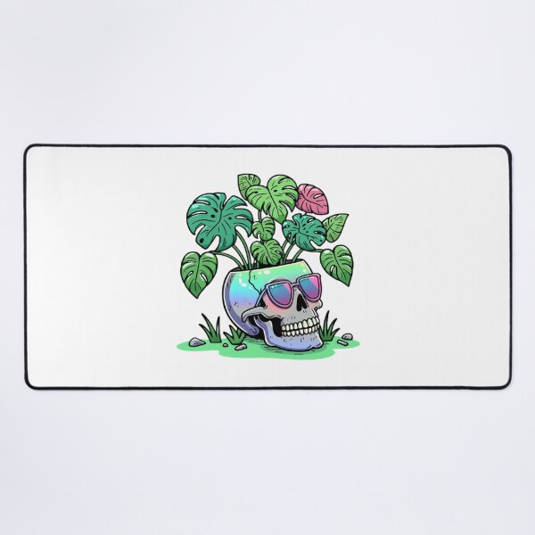 Item preview, Monstera skull designed and sold by LittleBucolic.