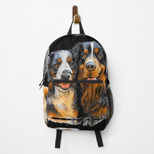 Item preview, Cute bernese mountain valentine dogs in love illustration designed and sold by NBSStore.