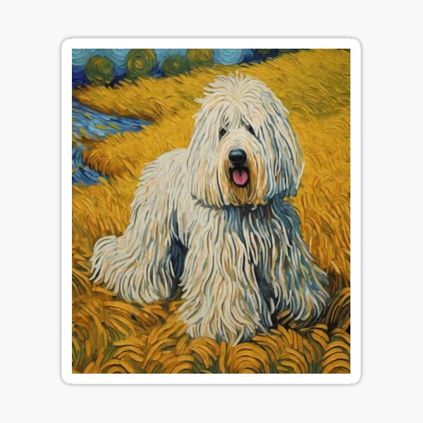 Item preview, "Komondor: Majestic and Unique Hungarian Sheepdog" designed and sold by Artisticanvas.