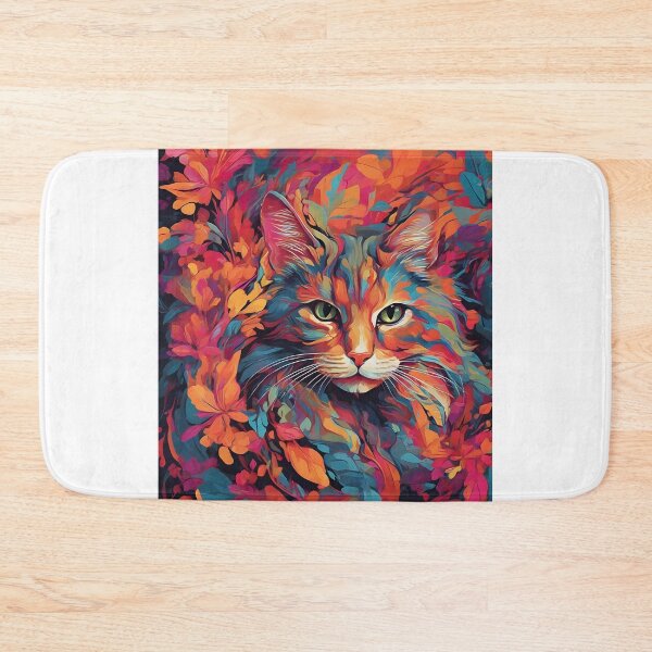 Item preview, The Mesmerizing Cat in Vector Brilliance" designed and sold by Manoj Kumar  Mandali.